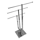 28-1/2''H Chrome Adjustable 3 Tier Jewelry Stand Retail Store Display Fixture