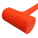 Dead Blow Rubber Mallet Hammer – Non-Marring, Non-Sparking Soft Face (2-1/2" x 2-1/4") Orange Dead Blow Hammer with Comfortable Grip for Workshop, Automotive & DIY