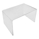 3 Pc 6" 8" 10"H Lucite Clear Acrylic U Cubes Riser Nester Retail Store Display