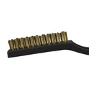 3 Pc Mini Wire Brush Stainless Steel Brass Nylon Brushes Multi Cleaning Polish Detail Brushes