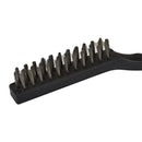 3 Pc Mini Wire Brush Stainless Steel Brass Nylon Brushes Multi Cleaning Polish Detail Brushes