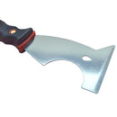 Stainless steel flexible putty knife set with comfort grip handles