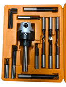 3" Boring head Set W- 1'' Shank Carbide Tipped 12 Pc Set