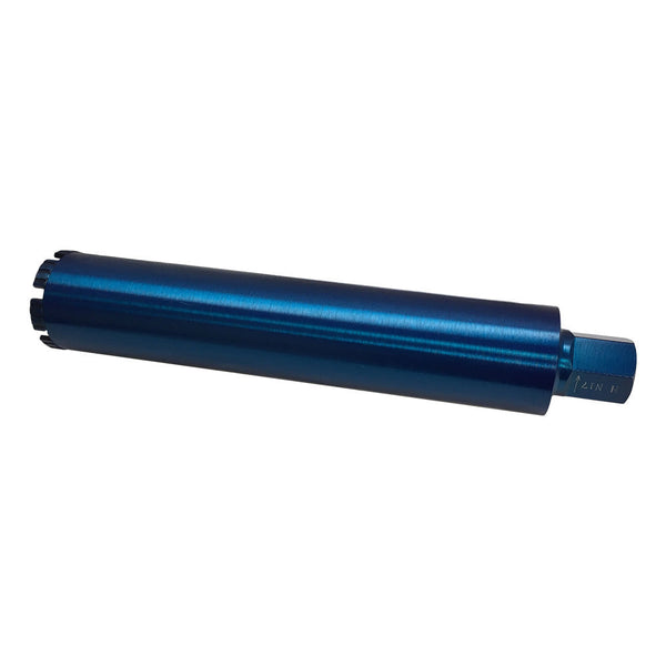 3" x .160'' Metallic Blue Wet Diamond Core Drill Bit 1-1/4''-7 Arbor Masonry Concrete Hard Brick