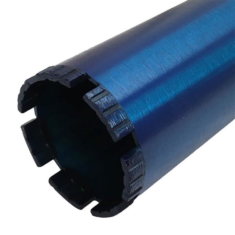 3" x .160'' Metallic Blue Wet Diamond Core Drill Bit 1-1/4''-7 Arbor Masonry Concrete Hard Brick