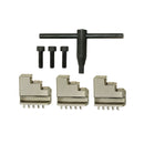 3'' 3 Jaw Lathe Chuck Self centering Hardened Plain Back Inside Outside Jaws