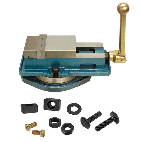 3'' Accu Lock Precision Vise w- Swivel Base Milling Drilling Machine Bench Clamp