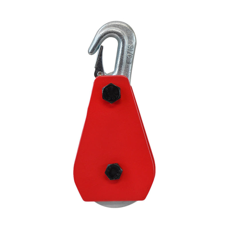 3'' Aluminum Sheave Block With Hook 1 Ton Capacity Hook Snatch Rig Rigging