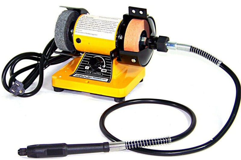 3'' Electric Mini Bench Grinder Polisher Flex Shaft New  Multi-Purpose Grinder