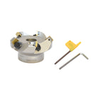 3'' x 1'' 45 Degree Indexable Face Mill Milling Cutter SEKN Inserts Carbide Shims CNC