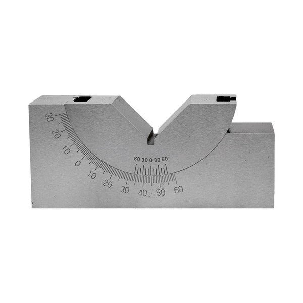 3'' x 1'' x 1-1/4'' Precision Adjustable Angle Block 0-60 Degree V Groove Block