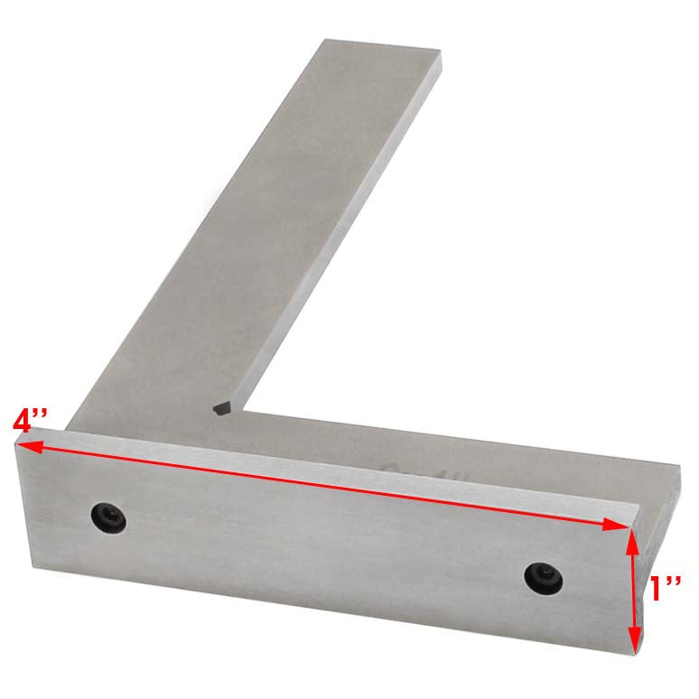3'' x 2" Machinists Work Shop Squares Wide Base Steel Bevel Edge