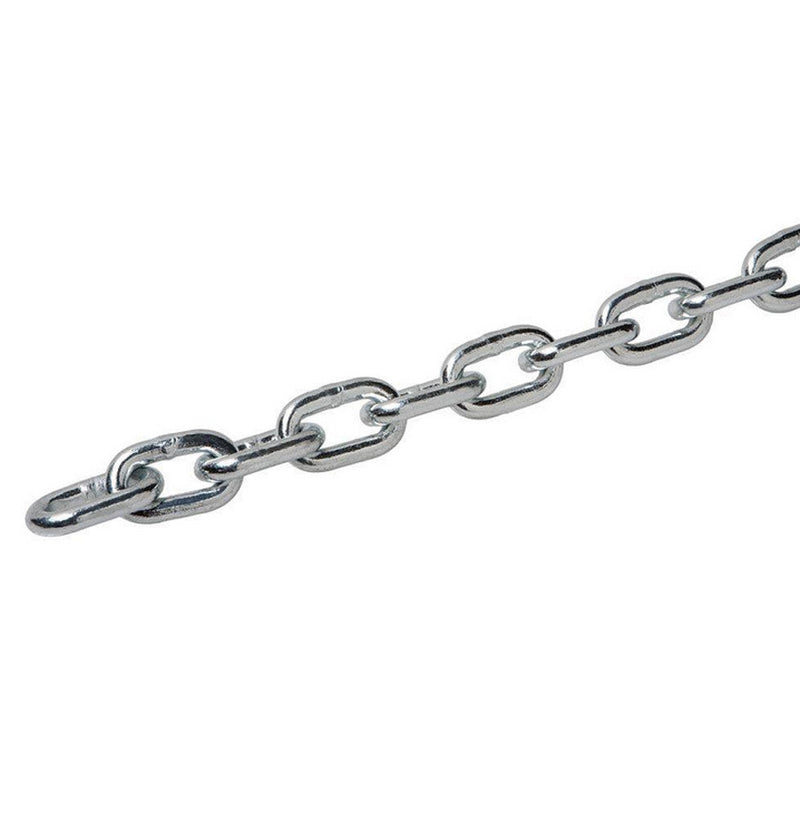 3/16" x 10 Ft T316 Stainless Steel Proof Coil Welded Link Chain 750 WLL