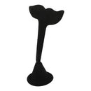 3-3/4''W x 5''H Black Velvet Whale Tail Earring Display Stand Jewelry Displaying