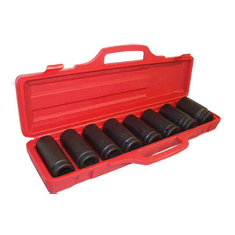 3/4" DR 8 PC Deep Impact Socket Truck Wheel Metric 26 - 38mm