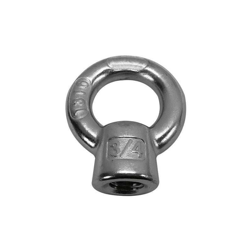 3/4" Boat Marine 316 Stainless Steel Lifting Eye Nut 4,700 LB Cap UNC Tap
