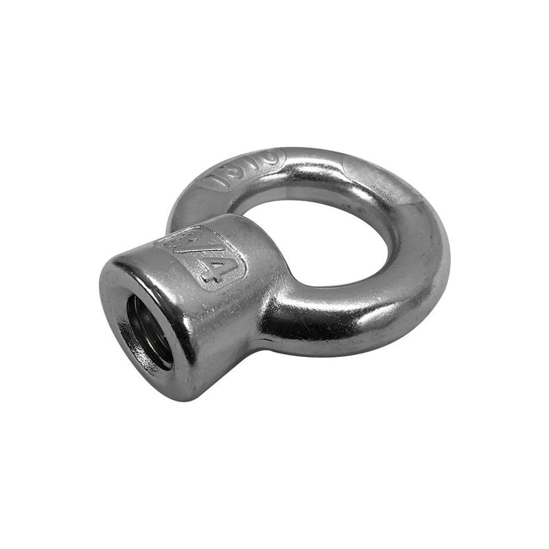 3/4" Boat Marine 316 Stainless Steel Lifting Eye Nut 4,700 LB Cap UNC Tap