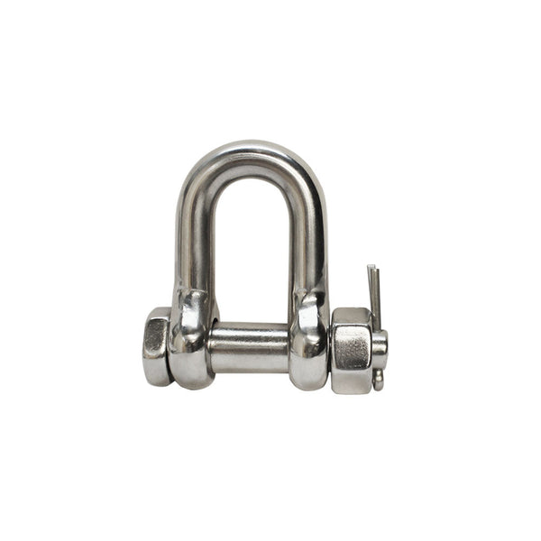 3/4" Marine Stainless Steel 316 Chain Shackle Bolt Pin D Ring Rigging Boating