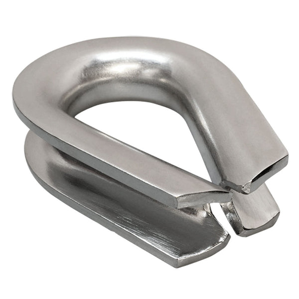 3/4" Stainless Steel 316 Marine HEAVY DUTY Wire Rope Chain Thimble  Rigging Anchor Boating