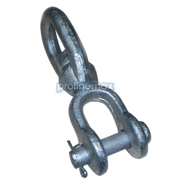 3/8" JAW EYE Swivel Marine Mooring Galvanized 2250 lbs