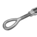 3/8" x 6" Turnbuckle JAW EYE Pulley Galvanized Drop Forge Swivel Hoist Eye WLL 1,200 LBS