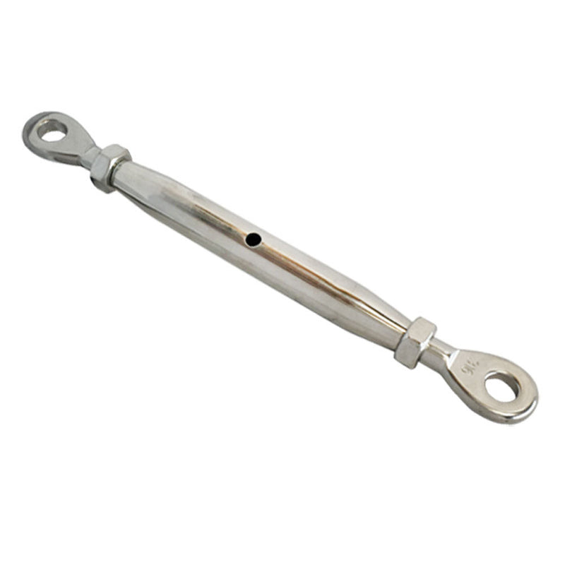 3/8'' Marine Stainless Steel Closed Body Turnbuckle EYE EYE Rigging Boat 700Lbs