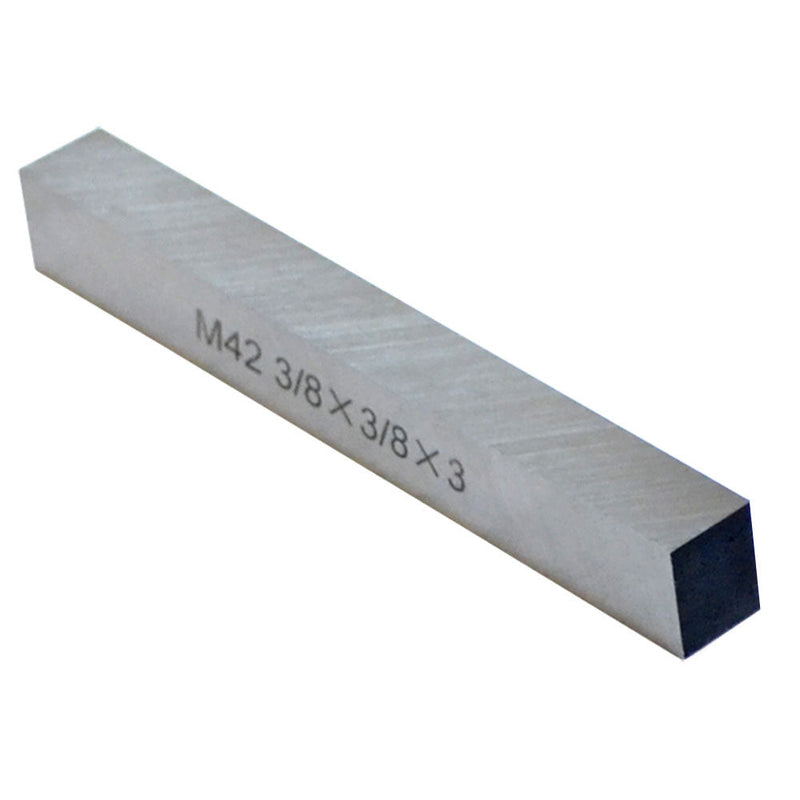 3/8'' x 3/8'' x 3'' M42 HSS Square Tool Bit Lathe Fly Cutter Mill Blank