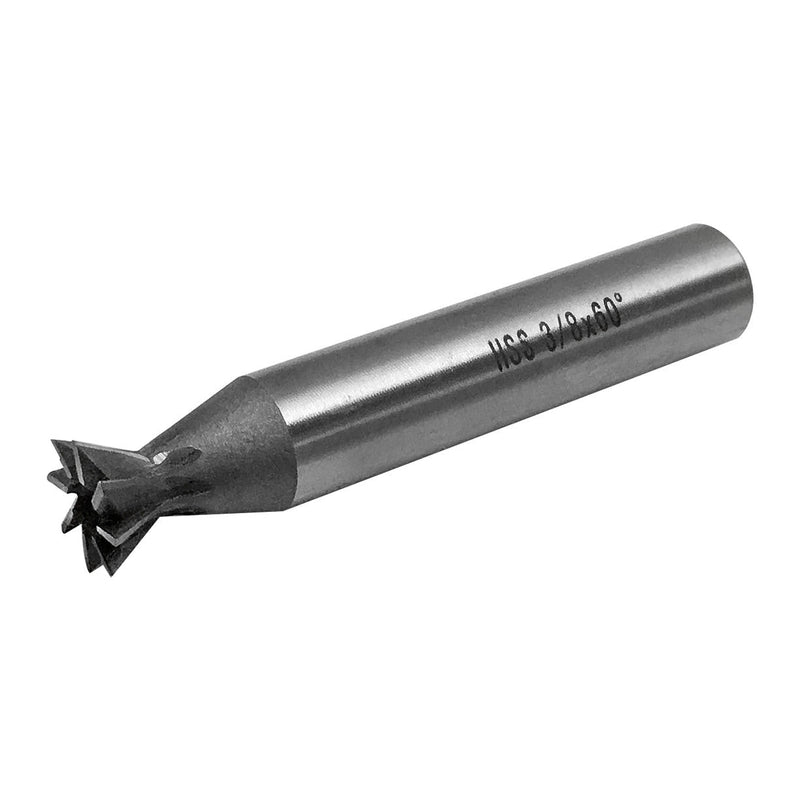 3/8'' x 3/8'' x 60 Degree HSS Dovetail Cutter Milling Mill Cutting High Speed Steel