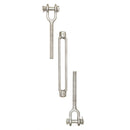 3/8'' x 6" Turnbuckle JAW JAW Pulley Galvanized Drop Forge Turnbuckle