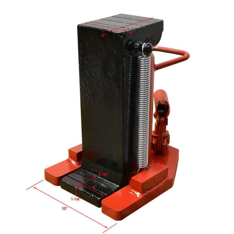 30 - 15 Ton Toe Jack Hydraulic Ram Track Machine Container Lift