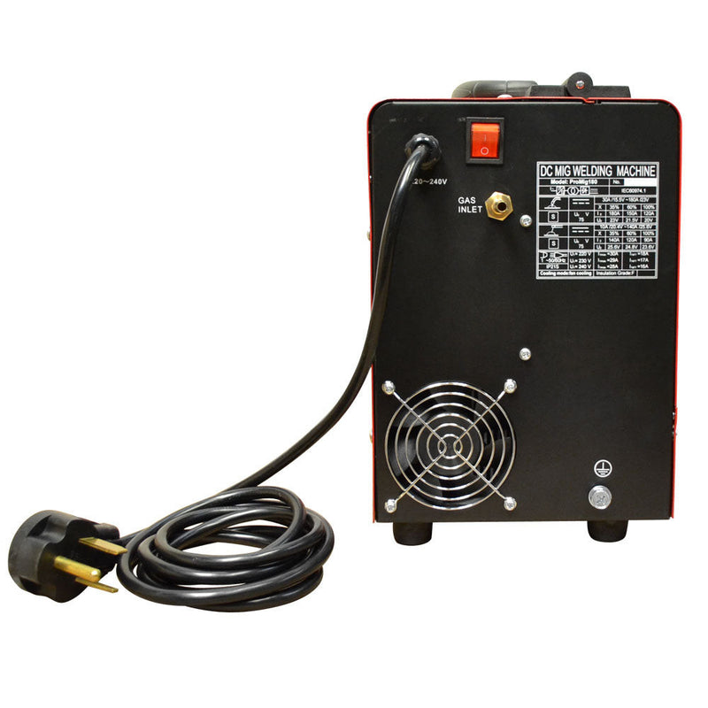 30 - 180 Amp Inverter IGBT Welder Welding DC MIG MAG MMA Stick Wire Feed Gas - No Gas