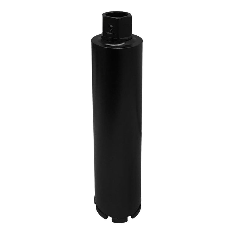 3" x .160'' Metallic Black Wet Diamond Core Drill Bit 1-1/4'' - 7'' Arbor Masonry Concrete Hard Brick