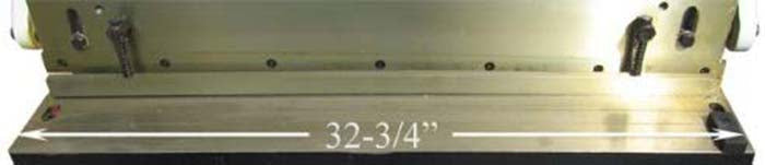 30" x 20 GAUGE Sheet Metal Shear Finger Pan Box Brake Bender Slip Roll Roller