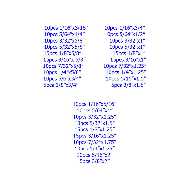 315 PCS ROLL PIN Fastener SNAP Assortment