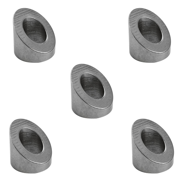 316 Stainless Steel 33 Degree Angled Beveled Washer For Cable Railing - 5/16" Cable (Qty 5)