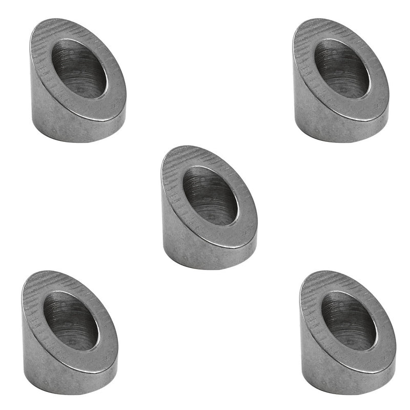 316 Stainless Steel 33 Degree Angled Beveled Washer For Cable Railing - 5/16" Cable (Qty 5)