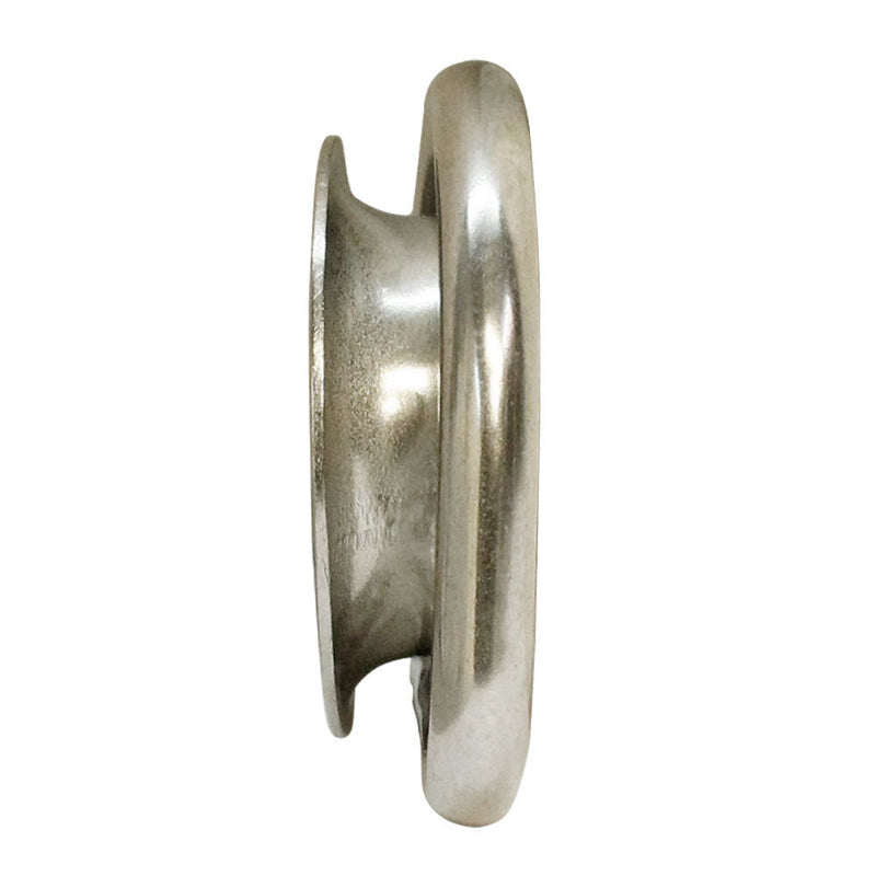 316 Stainless Steel Marine Boat 5/16'' D Ring Thimble Round Shave Wire Rope D-Ring