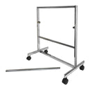 32-1/2'' X 15'' X 30-1/2'' Chrome Finish 3 Bars Clothing Rack Garment Rack Retail Fixture