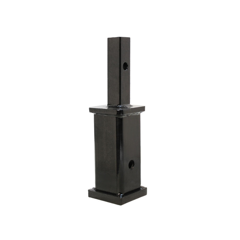 1.25 inch to 2 inch hitch adapter extension for trailers, bikes, and cargo racks