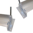 manual metal brake bending aluminum sheet for roofing flashing and trim fabrication
