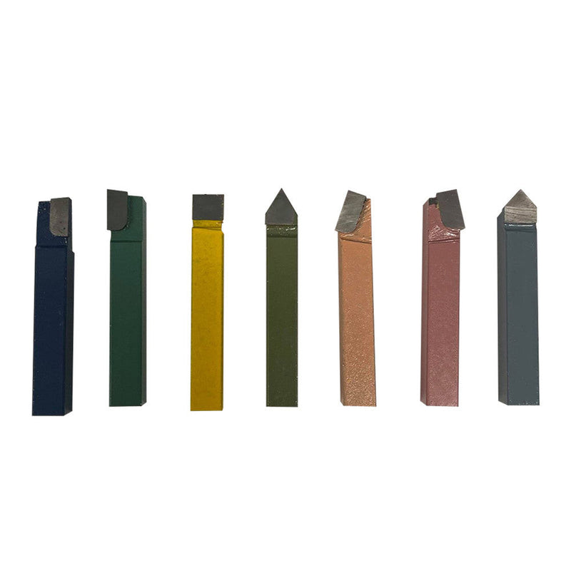 38 Pc 1-4'' Premium C6 Carbide Tipped Lathe Bits Set AR,AL,BR,BL,C,E,D