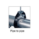 3PCS  Set 1" to 12" Pipe Clamp Flange Tee Fitting Elbow Exotic Pipe Fabrication