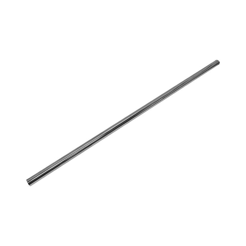 4 Ft Metal Chrome Finish 1-1/4'' Round Tubing Pipe Closet Rod Hanger