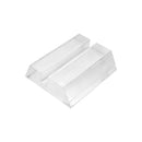 4 Pc 1-1/4'' x 1'' Clear Acrylic Card Ticket Holder