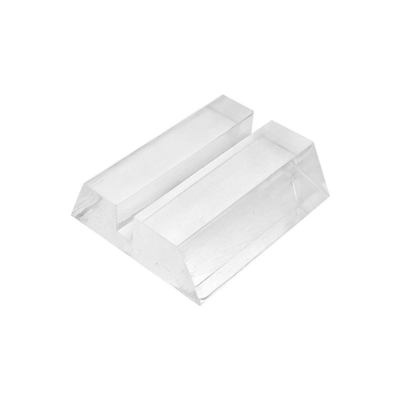 4 Pc 1-1/4'' x 1'' Clear Acrylic Card Ticket Holder