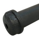 4 Pc 12'' Pipe Style Shelf Support Faceout for Wall Mounted Retail Fixture Pipeline Black