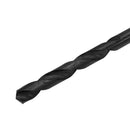 4 Pc 17.5mm HSS Black Oxide Jobber Length Twist Drill Set Straight Shank Drilling High Speed Steel