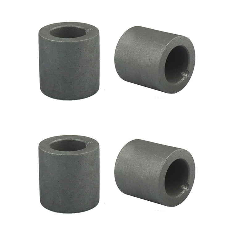 4 Pc 2-1-2'' x 3-1-2'' Graphite Crucible 1KG Jewelers Melting Gold Pot Smelting Casting