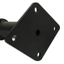 4 Pc 3" Pipe Style Shelf Support Faceout for Wall Mounted Retail Fixture Pipeline Black