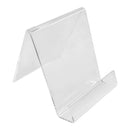 4 Pc 4-1/2''H Clear Acrylic Book Clutch Bag Easel Literature Holder Rack Stand Display Fixture